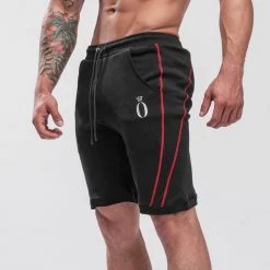 HERA X HERO Dual Shorts - Black & Red
