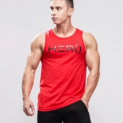 HERA X HERO Primo Tank Top - Red & Black