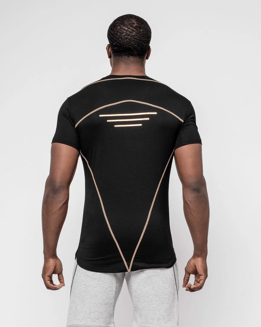 HERA X HERO Tri T-Shirt - Black & Gold 2 HERA X HERO Tri T-Shirt - Black & Gold