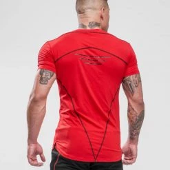HERA X HERO Tri T-Shirt - Red & Black