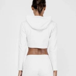 HERA X HERO Lea Crop Hoodie - Light Grey