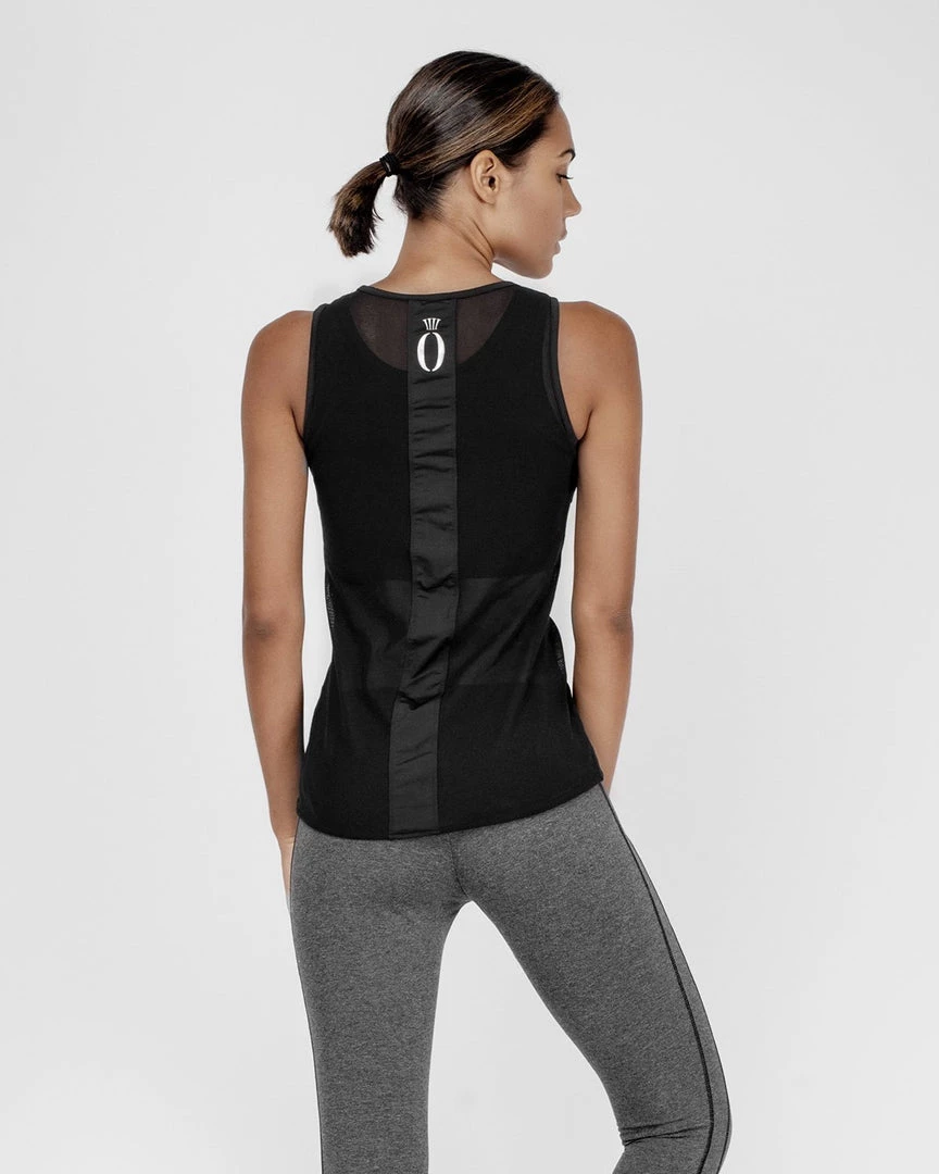 HERA X HERO Maia Mesh Tank Top - Black 2 HERA X HERO Maia Mesh Tank Top - Black