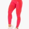 Ryderwear Freestyle Seamless High Waisted Leggings - Red