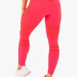 Ryderwear Freestyle Seamless High Waisted Leggings - Red