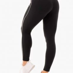Ryderwear High Waisted Track Leggings - Black