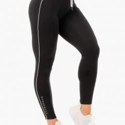 Ryderwear High Waisted Track Leggings - Black