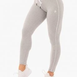 Ryderwear High Waisted Track Leggings - Grey