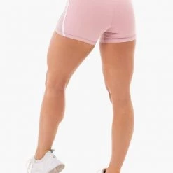 Ryderwear Collide High Waisted Booty Shorts - Dusty Pink