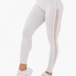 Ryderwear Collide High Waisted Leggings - Pebble Grey