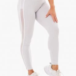 Ryderwear Collide High Waisted Leggings - Pebble Grey 10 Ryderwear Collide High Waisted Leggings - Pebble Grey