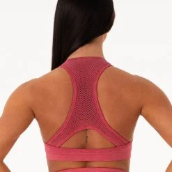 Ryderwear Seamless Sports Bra - Hot Pink Marl