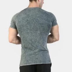 Jed North Haze Marble Vintage Tee - Grey