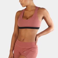 Jed North Serenity Sports Bra - Merlot