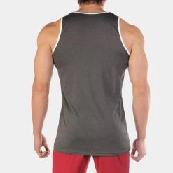 Jed North Retro Fitted Tank - Dark Grey