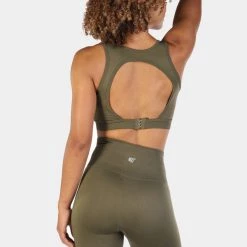 Jed North Luxe Sports Bra - Olive Green