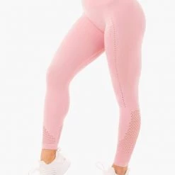 Ryderwear Seamless Staples Leggings - Baby Pink Marl