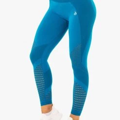 Ryderwear Electra Seamless Leggings - Electric Blue