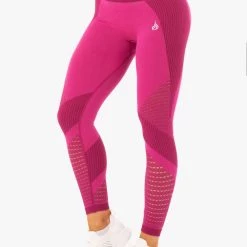 Ryderwear Electra Seamless Leggings - Electric Pink