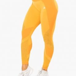 Ryderwear Electra Seamless Leggings - Electric Yellow