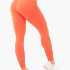 Ryderwear Seamless Staples Leggings - Orange Marl 6 Ryderwear Seamless Staples Leggings - Orange Marl