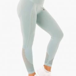 Ryderwear Seamless Staples Leggings - Seafoam Marl
