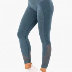 Ryderwear Seamless Staples Leggings - Teal Marl