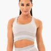 Ryderwear Freestyle Seamless Longline Sports Bra - Grey