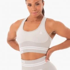 Ryderwear Freestyle Seamless Longline Sports Bra - Grey