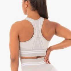 Ryderwear Freestyle Seamless Longline Sports Bra - Grey