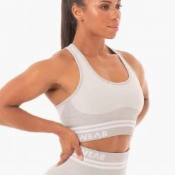 Ryderwear Freestyle Seamless Longline Sports Bra - Grey