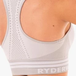 Ryderwear Freestyle Seamless Longline Sports Bra - Grey
