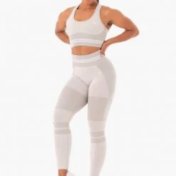 Ryderwear Freestyle Seamless Longline Sports Bra - Grey