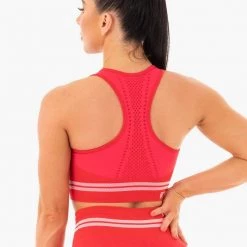 Ryderwear Freestyle Seamless Longline Sports Bra - Red