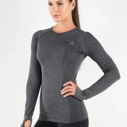 Ryderwear Seamless Long Sleeve - Charcoal Marle