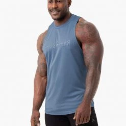 Ryderwear Energy Mesh Baller Tank - Steel Blue 7 Ryderwear Energy Mesh Baller Tank - Steel Blue