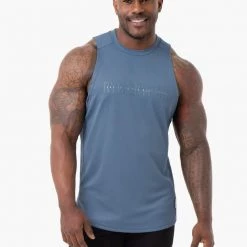 Ryderwear Energy Mesh Baller Tank - Steel Blue 9 Ryderwear Energy Mesh Baller Tank - Steel Blue
