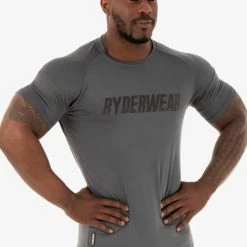 Ryderwear Flex Mesh T-Shirt - Charcoal