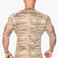Ryderwear Camo Mesh T-Shirt - Tan Camo