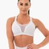Ryderwear Collide Mesh Contour Sports Bra - Pebble Grey