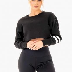 Ryderwear Motion Cropped Sweater - Black