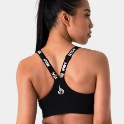 Ryderwear Pastels Scrunch Sports Bra - Black