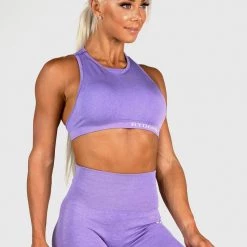 Ryderwear Seamless Sports Bra - Purple Marl