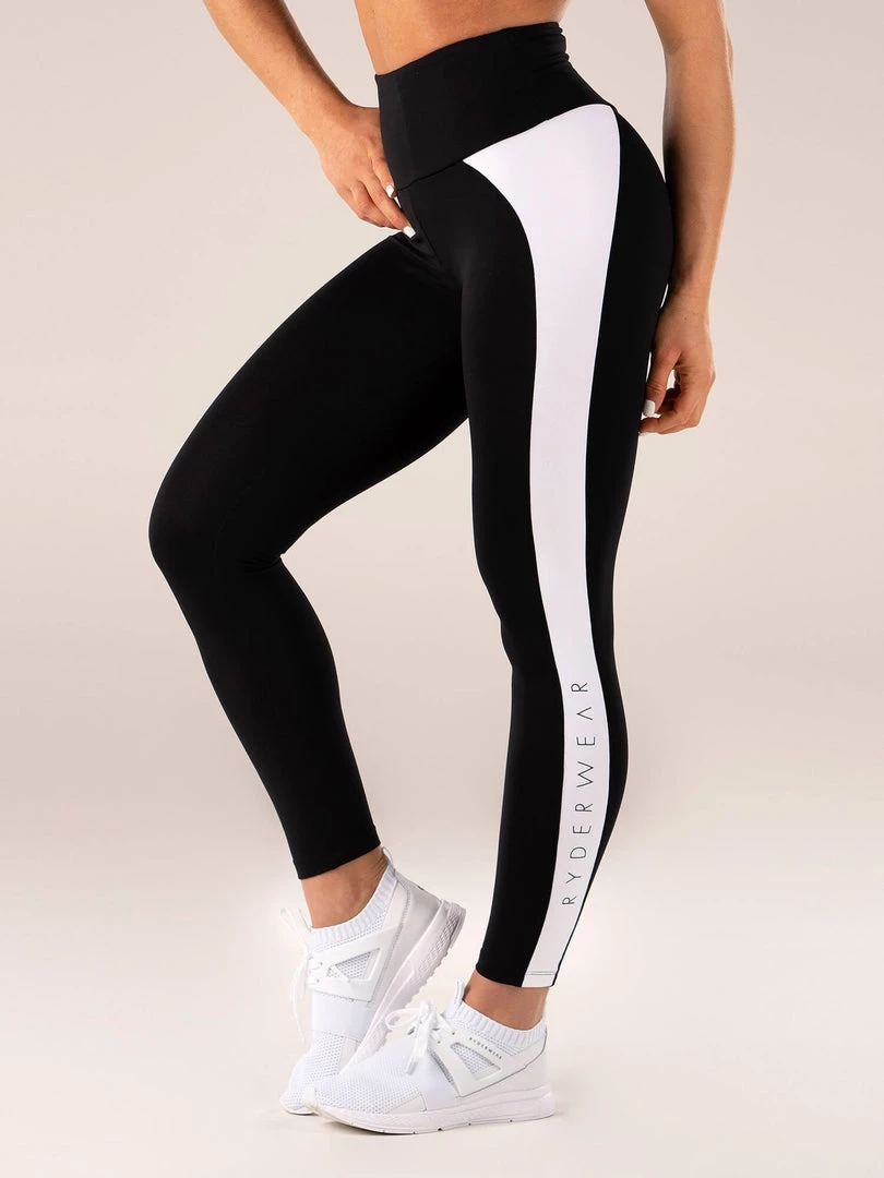 Ryderwear Queen High Waisted Leggings - Black 1 Ryderwear Queen High Waisted Leggings - Black