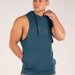 Ryderwear Royal Sleeveless Hoodie - Teal