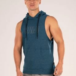 Ryderwear Royal Sleeveless Hoodie - Teal