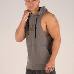 Ryderwear Royal Sleeveless Hoodie - Charcoal
