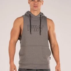 Ryderwear Royal Sleeveless Hoodie - Charcoal