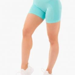 Ryderwear Seamless Staples Shorts - Aqua Marl