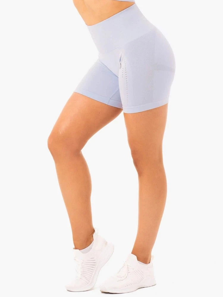 Ryderwear Seamless Staples Shorts - Lilac Marl 1 Ryderwear Seamless Staples Shorts - Lilac Marl