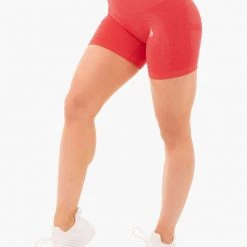 Ryderwear Seamless Staples Shorts - Red Marl